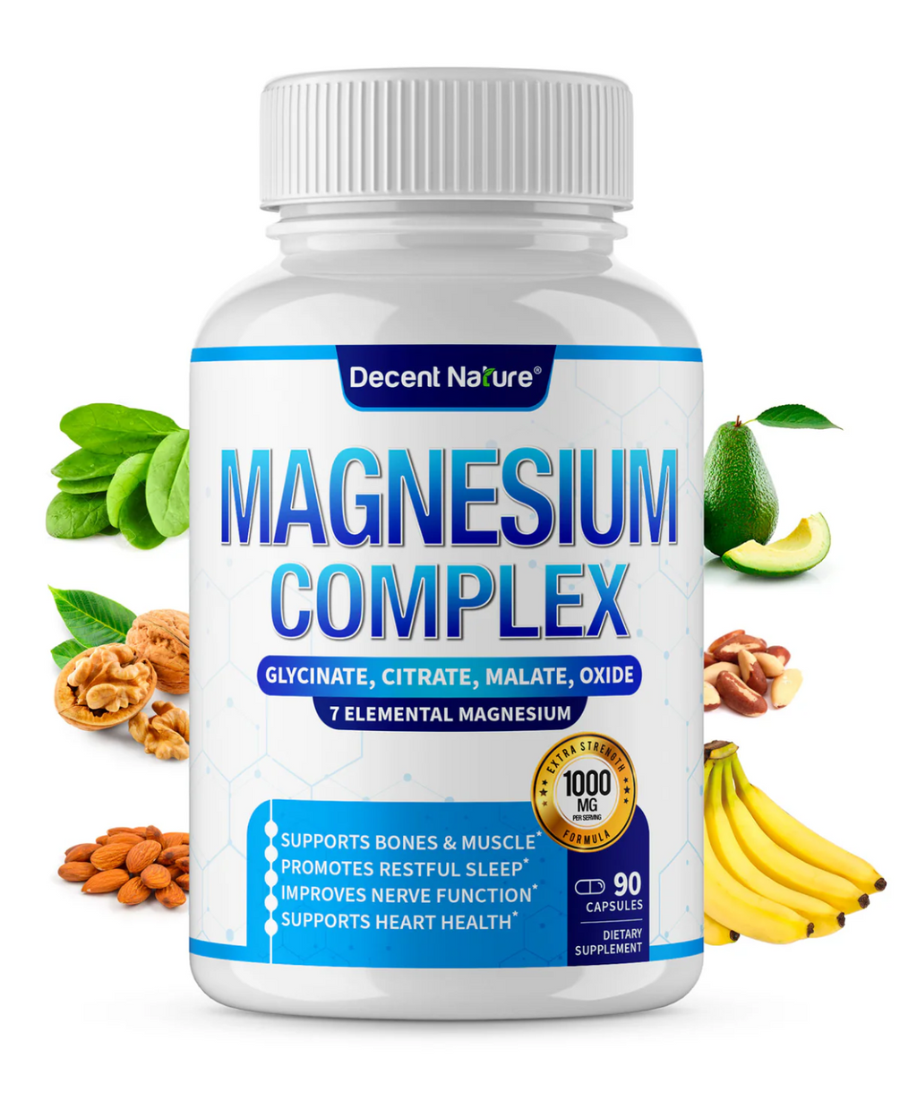 Magnesium Complex 1000mg Elaborado con 7 Magnesios Elementales
